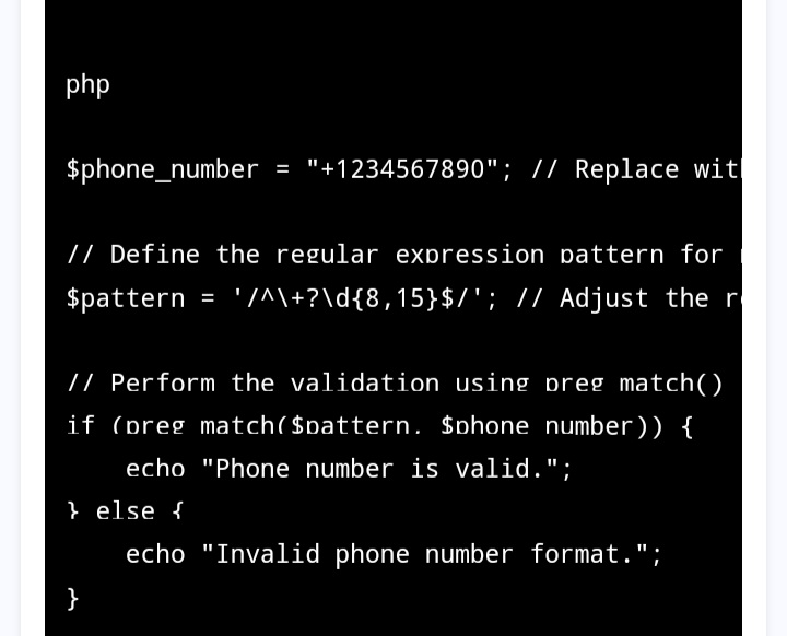 How To Validate Phone Numbers in PHP