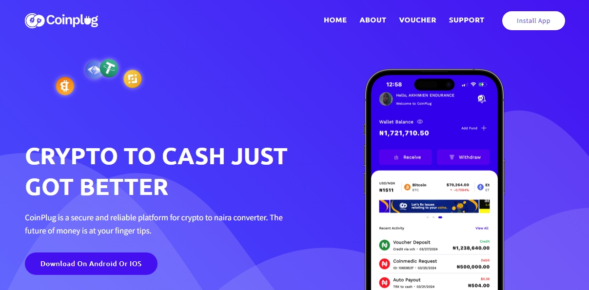 CoinPlug Version 2: Revolutionizing Crypto-to-Cash Transactions in Nigeria<